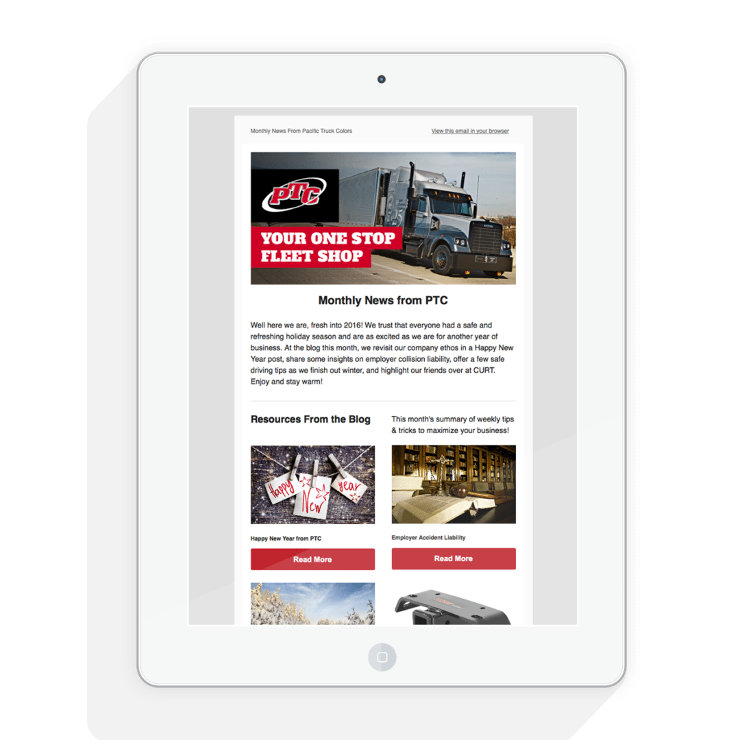 portfolio-ipad-portrait-half-pacific-truck-colors-email-marketing