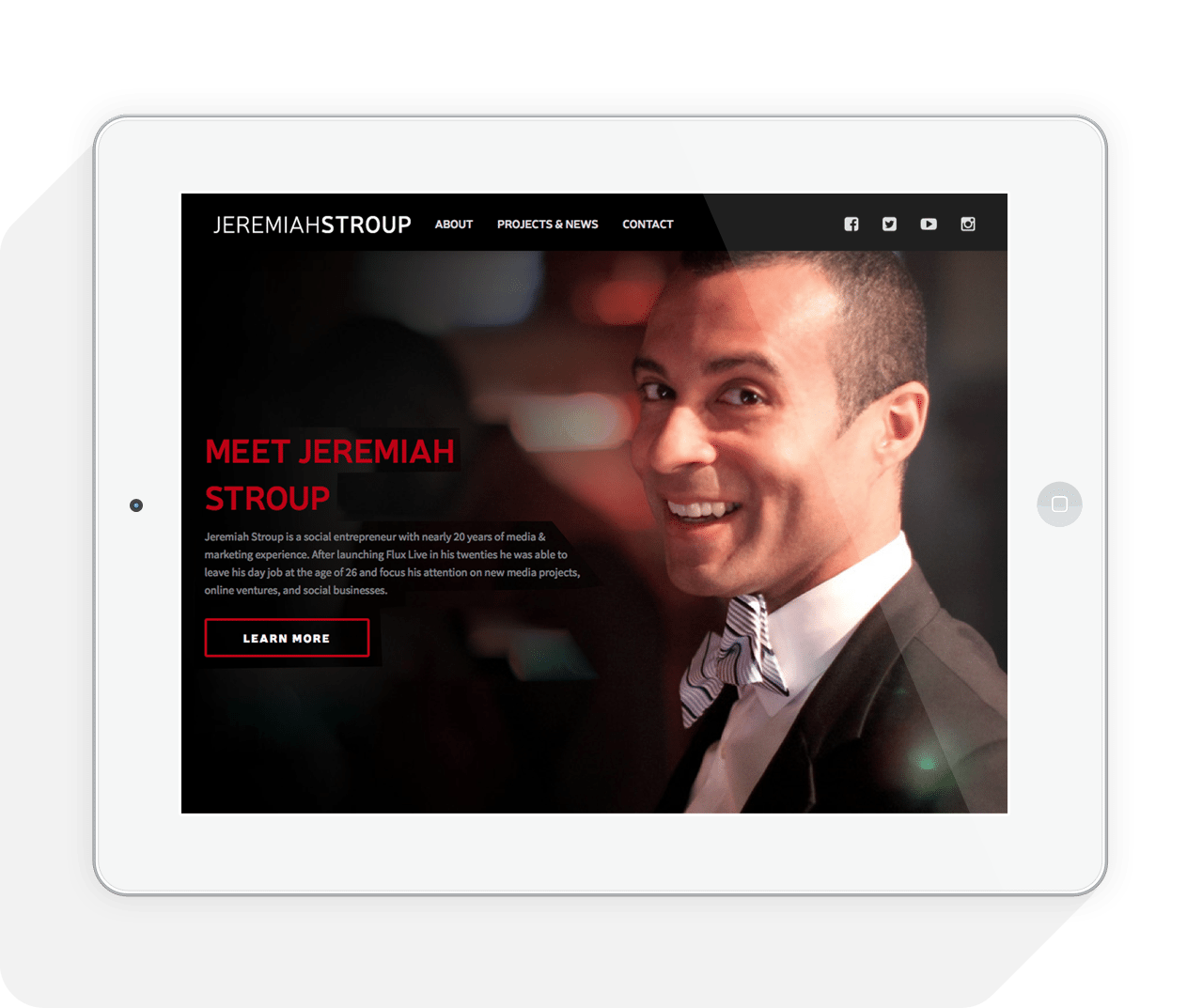 portfolio-jeremiah-stroup-ipad-website-homepage
